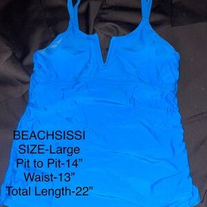 BEACHSISSI NWOT Women's Vibrant Blue Bikini